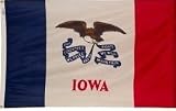 Iowa US State Flag: 3x5 foot poly