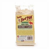 Bob's Red Mill Premium Organic High Fiber Coconut Flour, 4-16oz. packs 1 case