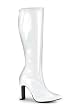 Funtasma Hippy-308, 4 Inch Heel Stretch Patent Gogo Boot With Inside Zipper