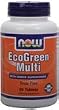 NOW ECOGREEN MULTI with GREEN SUPERFOODS - 60 Tablets