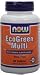 NOW ECOGREEN MULTI with GREEN SUPERFOODS - 60 Tablets