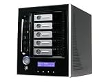 Thecus N5200 Pro - NAS - 0 GB - Serial ATA-300 - RAID 0, 1, 5, 6, 10, JBOD - Gigabit Ethernet - iSCSI
