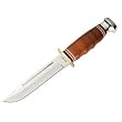 Ka-Bar Leather Handled Marine Hunter Knife