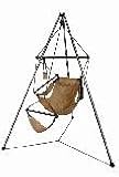 Hammaka 4006-HMKA Hammock Chair & Portable Tripod Stand, Yellow, Wood