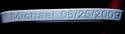 Michael Jackson silicone wristband Michael Jackson bracelet (White)