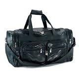 Embassy 24 inch Leather Bag w/ Detachable Carrying Strap