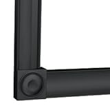IMAGE OF Moen MS2048BK Mirrorscapes 2000 Series Mirror Frame 4-Foot Straight, Matte Black