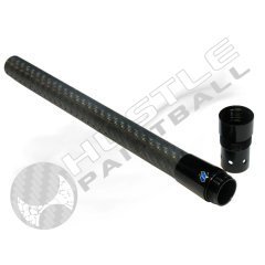Deadlywind Fibur-X - Autococker 16" - Carbon Fiber Paintball Barrel - Fits Ego, Geo, Dye, Axe, Mini, G6R.