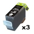 3 Pack Color Ink w/ Chip for CLI 8 Canon Pixma MP500 MP530 MP600 MP800 iP4200 iP4300 iP4500 iP5200 iP5200