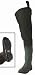 Toggs Cascades 2-ply 300 Denier Poly/Rubber Boot Foot Hip Waders - Forest Green 7 Cleated Sole