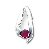 14k Ruby Diamond pendant
