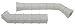 Life-Like - SceneMaster Flat Car Load Duct Work HO