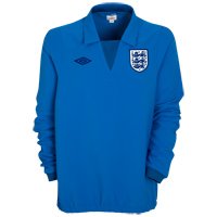 2010-11 England Match Day Drill Top (Blue)