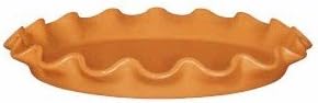 Emile Henry Urban Tart Dish - Ruffled - Orange