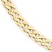 14k 8mm Hand-polished Fancy Link Chain Necklace - 20 Inch