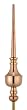 27" Handcrafted "Zephyrus" Pure Polished Copper Cupola Finial