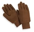 Condor 1AV08 Glove, Jersey, PolyCotton, Brown, L, Pr