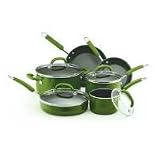 Rachael Ray Porcelain Enamel 10-pc. Cookware Set - Green