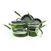 Rachael Ray Porcelain Enamel 10-pc. Cookware Set - Green