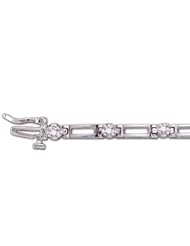 3/4 CT TW 14K White Gold Diamond Bracelet