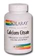 Calcium Citrate 250 mg By Solaray - 120 Vegetable Caps