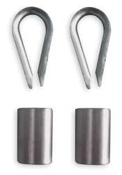 Industrial Grade 1DKK3 Sleeve and Thimble Kit, Cbl Size 3/8 In