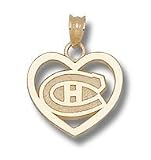 Montreal Canadiens C Logo Heart Charm/Pendant
