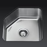 KOHLER K-3345-NA Undertone Five-Sided Undercounter Kitchen Sink
