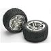Traxxas Assembled/Glued Rear Tires & Wheels: Jato