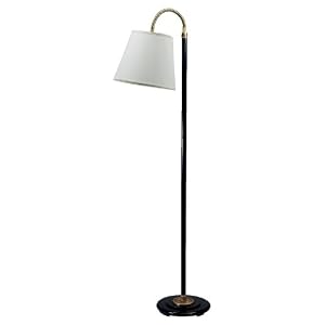 Flex Collection Gooseneck Floor Lamp in Black by Universal Lighting and Decor