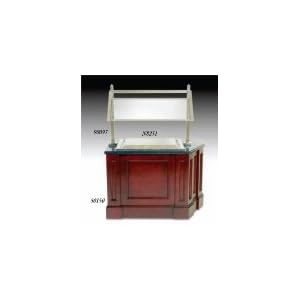 Bon Chef 90097 - 36-in Sneeze Guard, Brushed Stainless Steel
