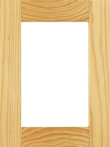 Fine natural furniture finish with curved moulding