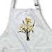 Flowers Narcissi - Medium Length Apron With Pouch Pockets 22w X 24l