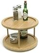 Lipper International Bamboo 2-Tier 10-Inch Turntable