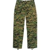 ULTRA FORCE BDU PANT - WOODLAND DIGITAL- Poly Cotton Twill Material - Size L
