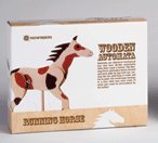 Automata Wood Winding Toy DIY Kit - Galloping Horse