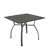Greemotion 416397 Streckmetall-Tisch Toulouse 90 x 90 cm eisengrau