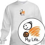 My Life - Basketball Boy Long Sleeve T-Shirt-Adult - Shirts