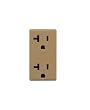 Leviton Renu RKR20-WC 20A Tamper Resistant Receptacle Color Change Kit, Warm Caramel