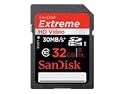 SanDisk Extreme 32GB 45MB/s SDHC Flash Memory Card SDSDX-032G-X46,Black