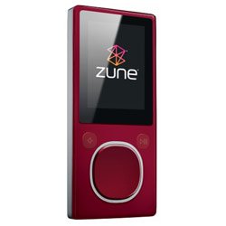 Zune 8 GB Digital Media Player (Red)