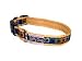 Quick Dry Comfortable Air Dog Collar(Yellow Paws)(Large)