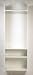 Easy Track Closet 72-Inch Hanging Tower Closet Organizer Kit, White #RV1472