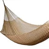 NOVICA Hammock, 'Glowing Copper' (large deluxe)