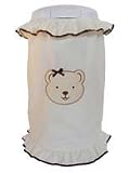 Happy Time Baby Diaper Pail Cover for Munchkin Arm & Hammer Diaper Pail (Brown Beige)