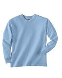 Gildan-Youth 6.1 oz. Ultra Cotton Long-Sleeve T-Shirt~Light Blue~Youth-XL