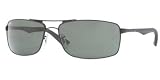 Brandname Ray-Ban RB3465 002 Black Size 61 Sunglasses by Luxottica
