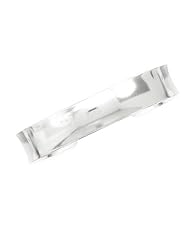 CleverSilvers 12.5mm Polished Concave Cuff Bracelet