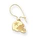 14K Dallas Cowboys Helmet Wire Earrings