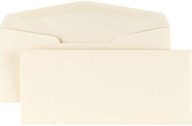 Staples 918211#10 Premium Diag-Seam Gummed Envelopes 4-1/8-Inch X 9-1/2-Inch Ivory 500/Bx